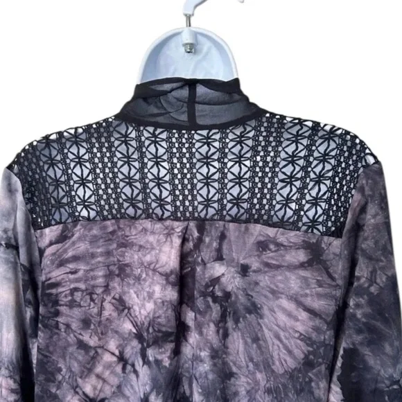 NWT Logo Lori Goldstein open cardigan jacket pockets asymmetrical Size L - Picture 5 of 8